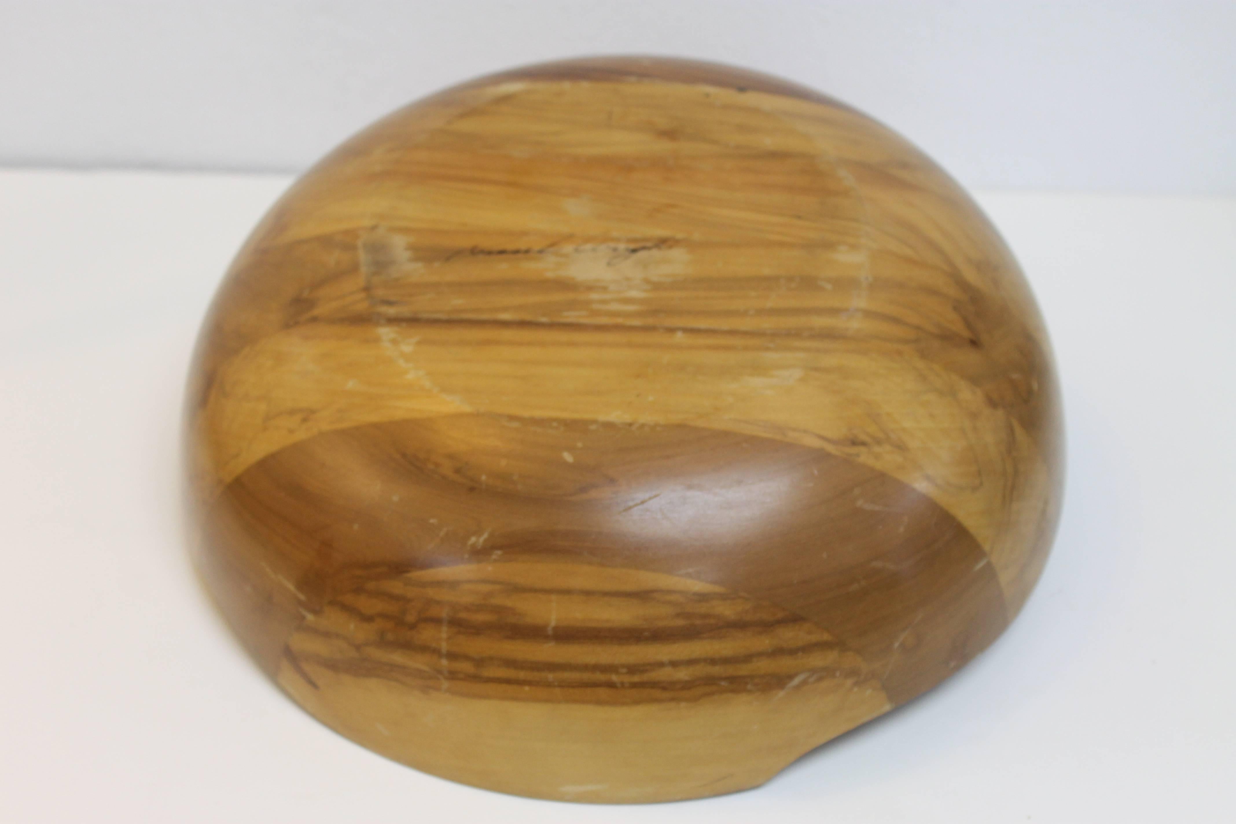 Russel Wright Oceana wood bowl in the rare 13