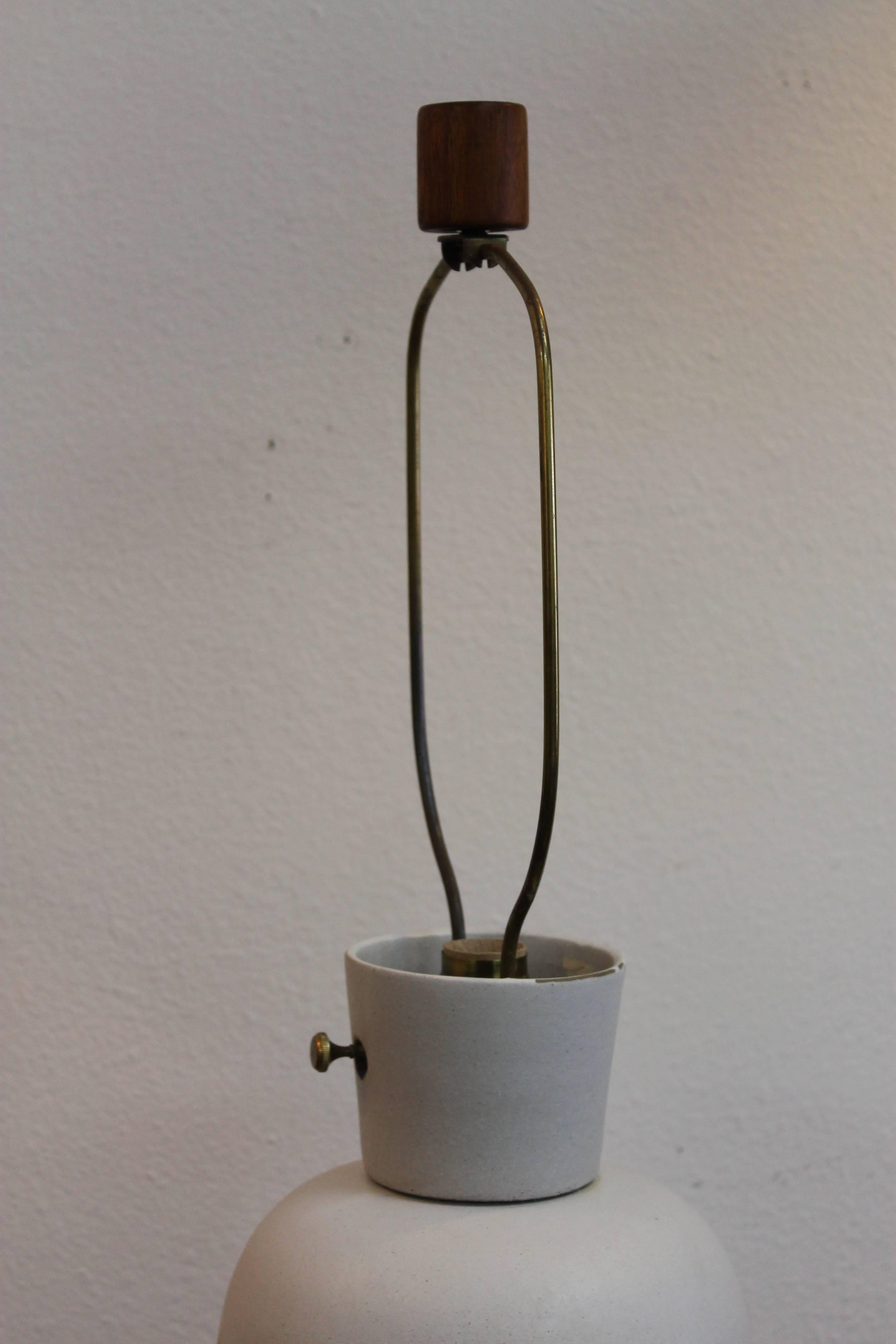 Late 20th Century Martz Ceramic Lamp