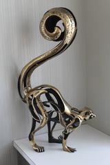 Bronze Lemur Monkey Sculpture by John Jagger