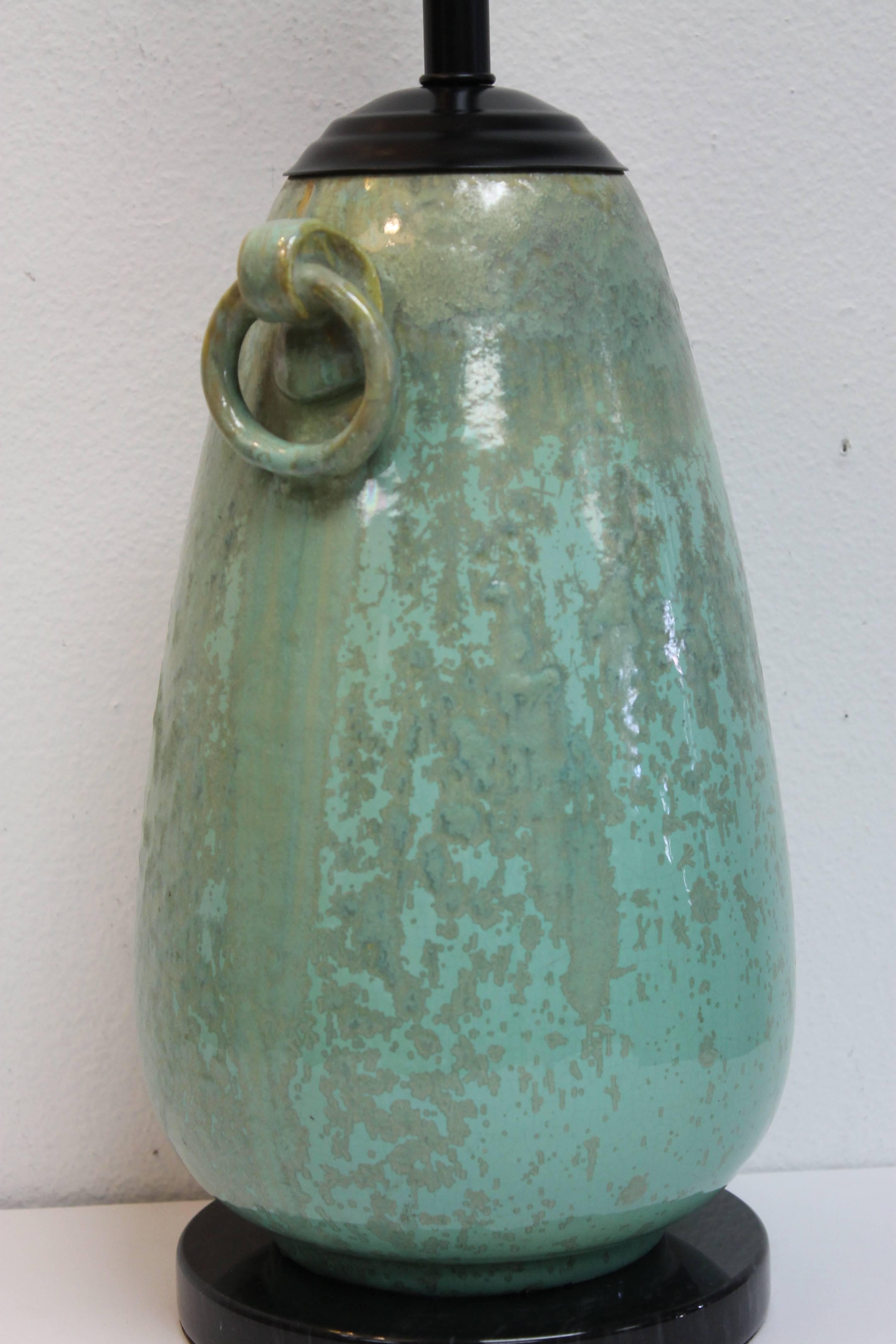 American Fulper Ceramic Lamp