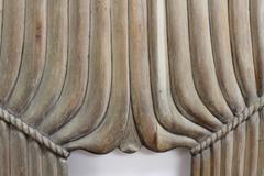 Folk Art, Hand-Carved Wood Curtain