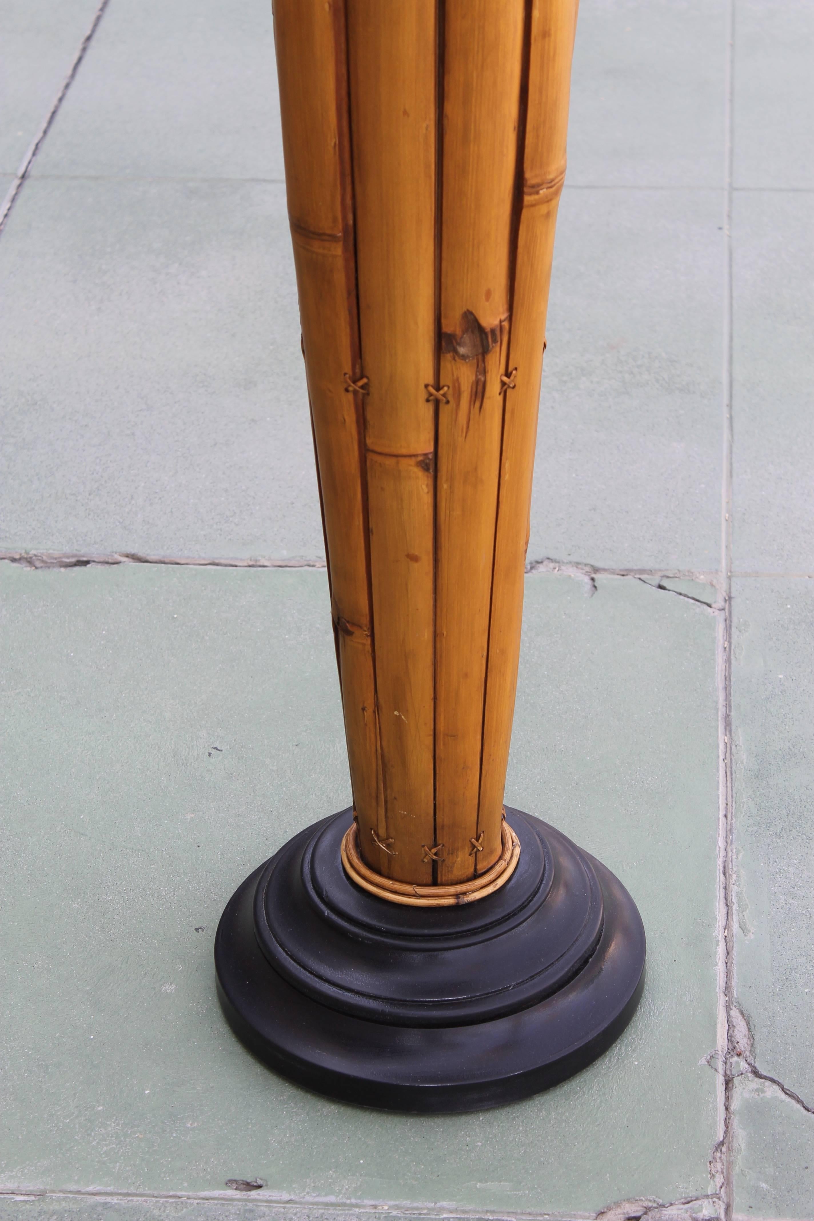 vintage bamboo lamp