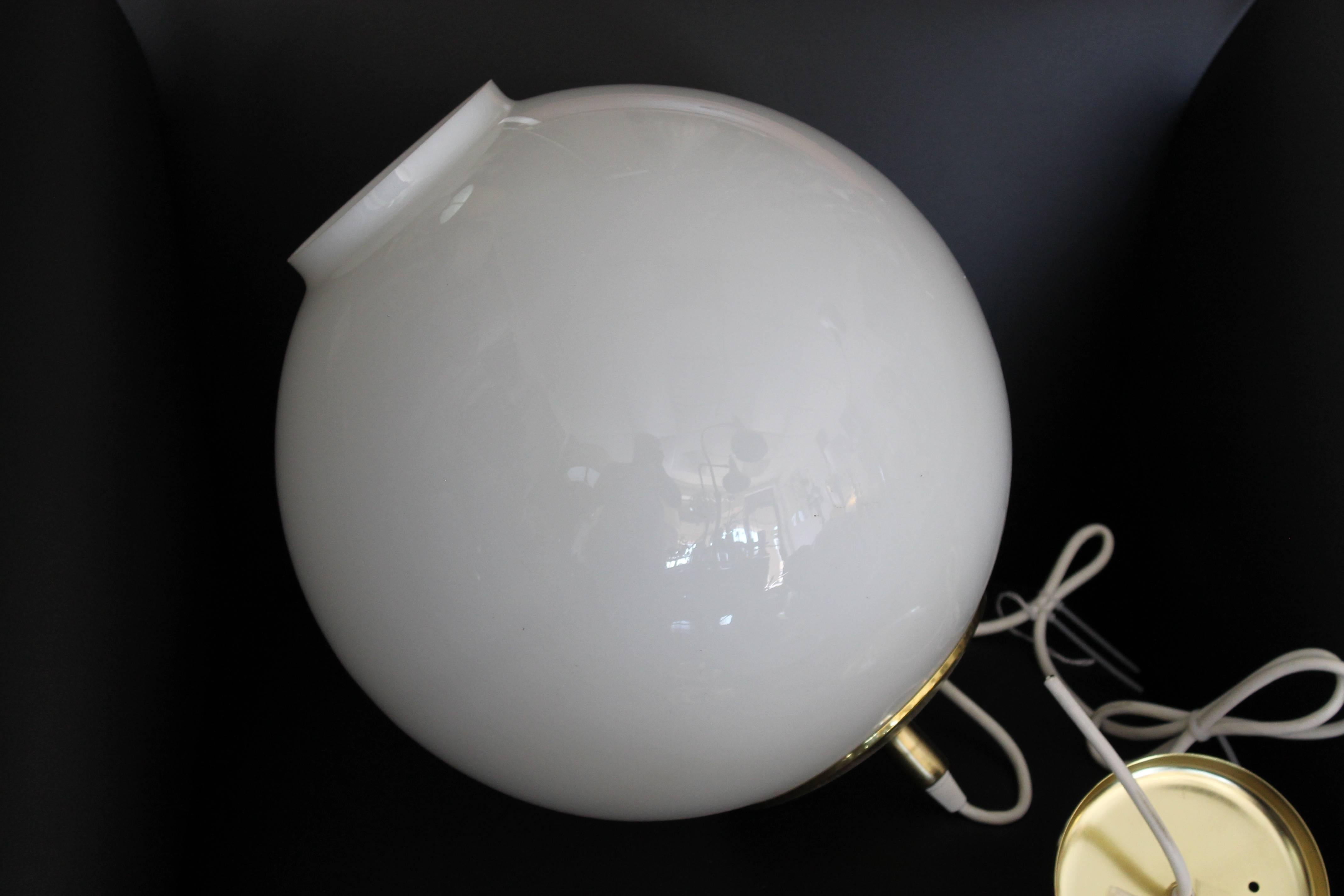 Mid-20th Century Circular Glass Pendants For Sale