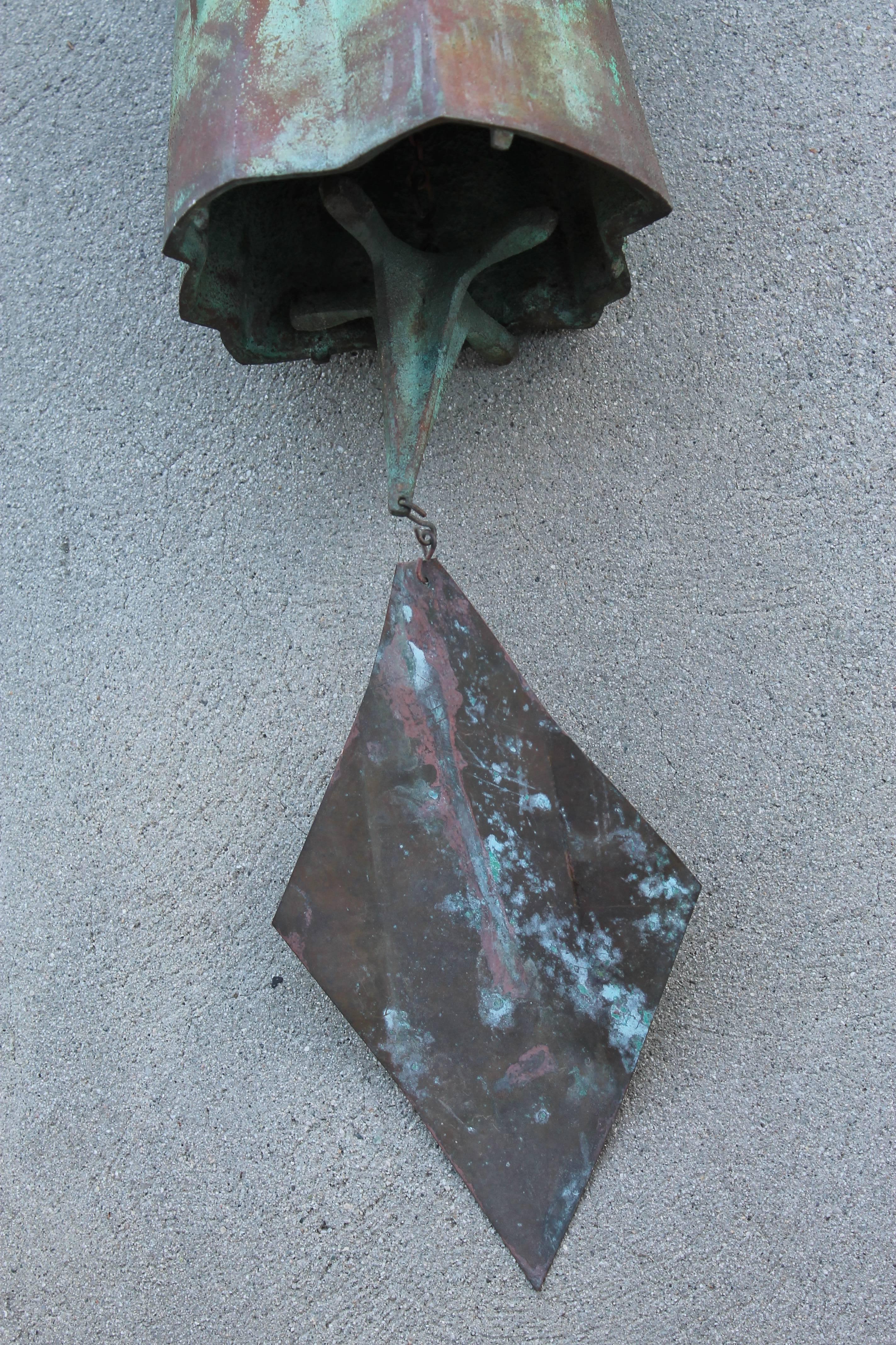 Late 20th Century Monumental Bronze Wind Bell by Paolo Soleri