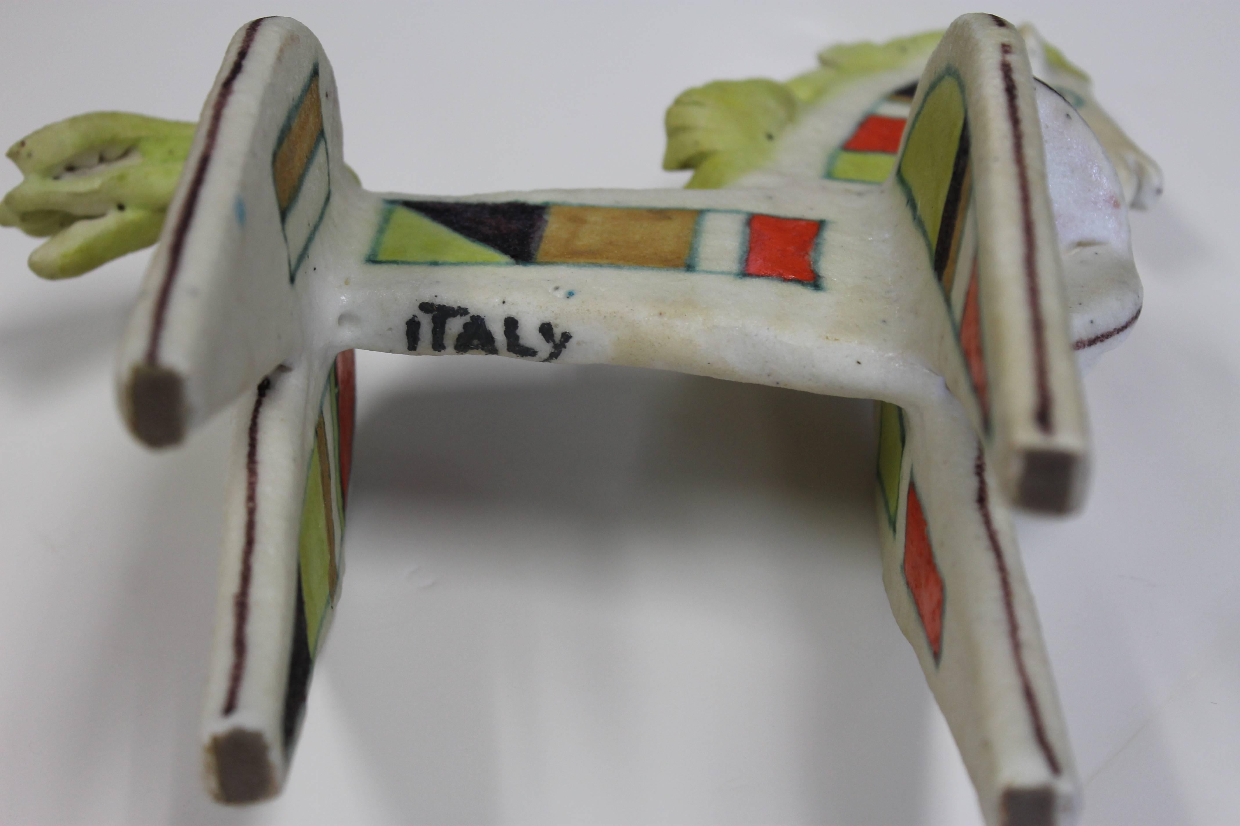 Ceramic Horse Attributed to Guido Gambone 1