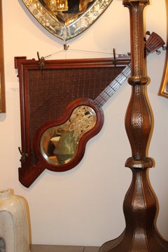 Entry Hall Guitar Mirror with 3 Hooks