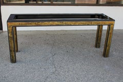 Mastercraft Etched Brass Console by Bernhard Rohne