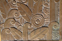 Edgar Brandt, Bronze Double Sided Panel