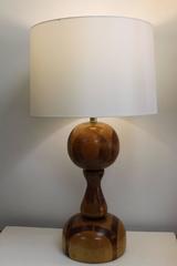 Monumental Marquetry Lamp