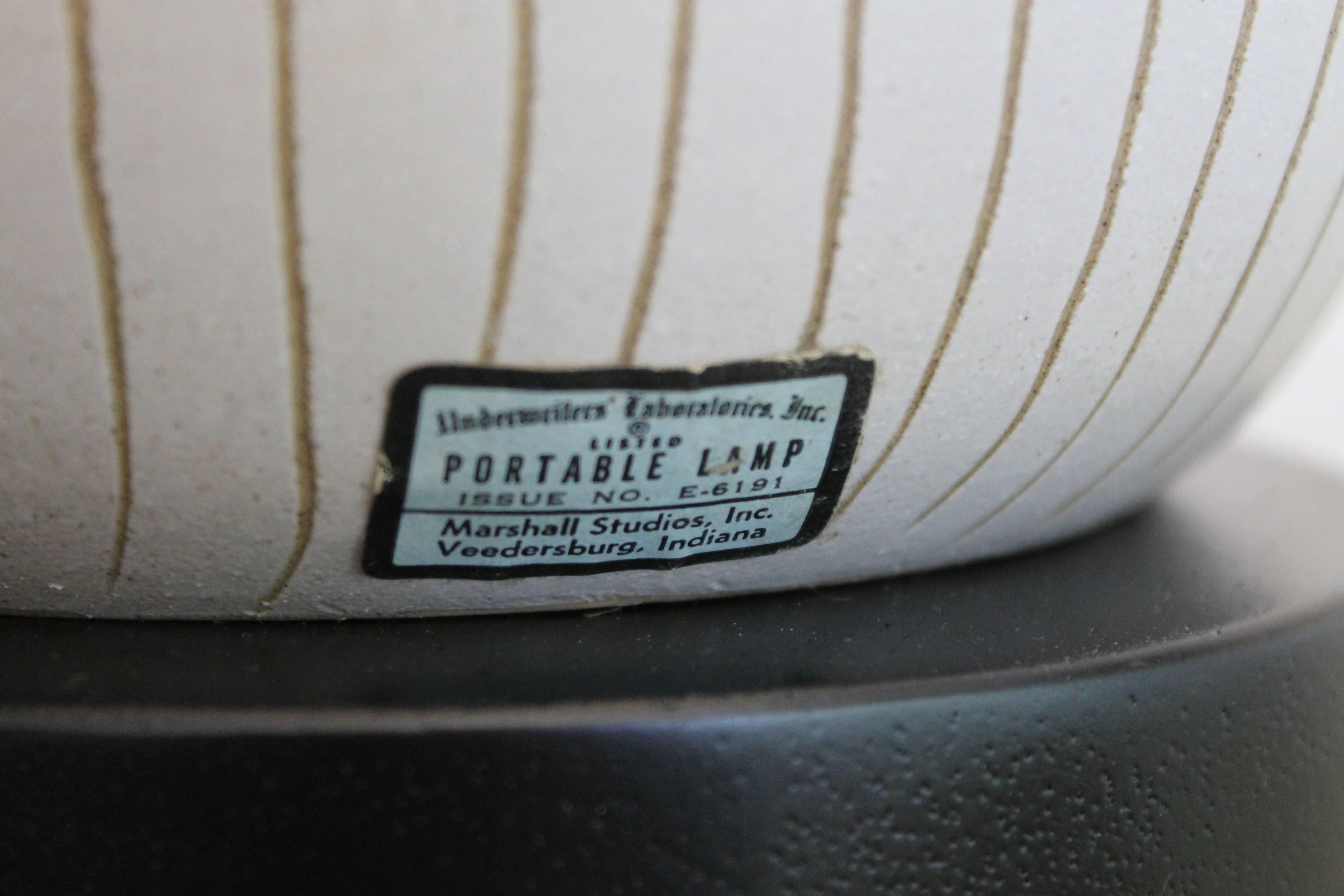 Mid-20th Century Gordon Martz Ceramic Lamp