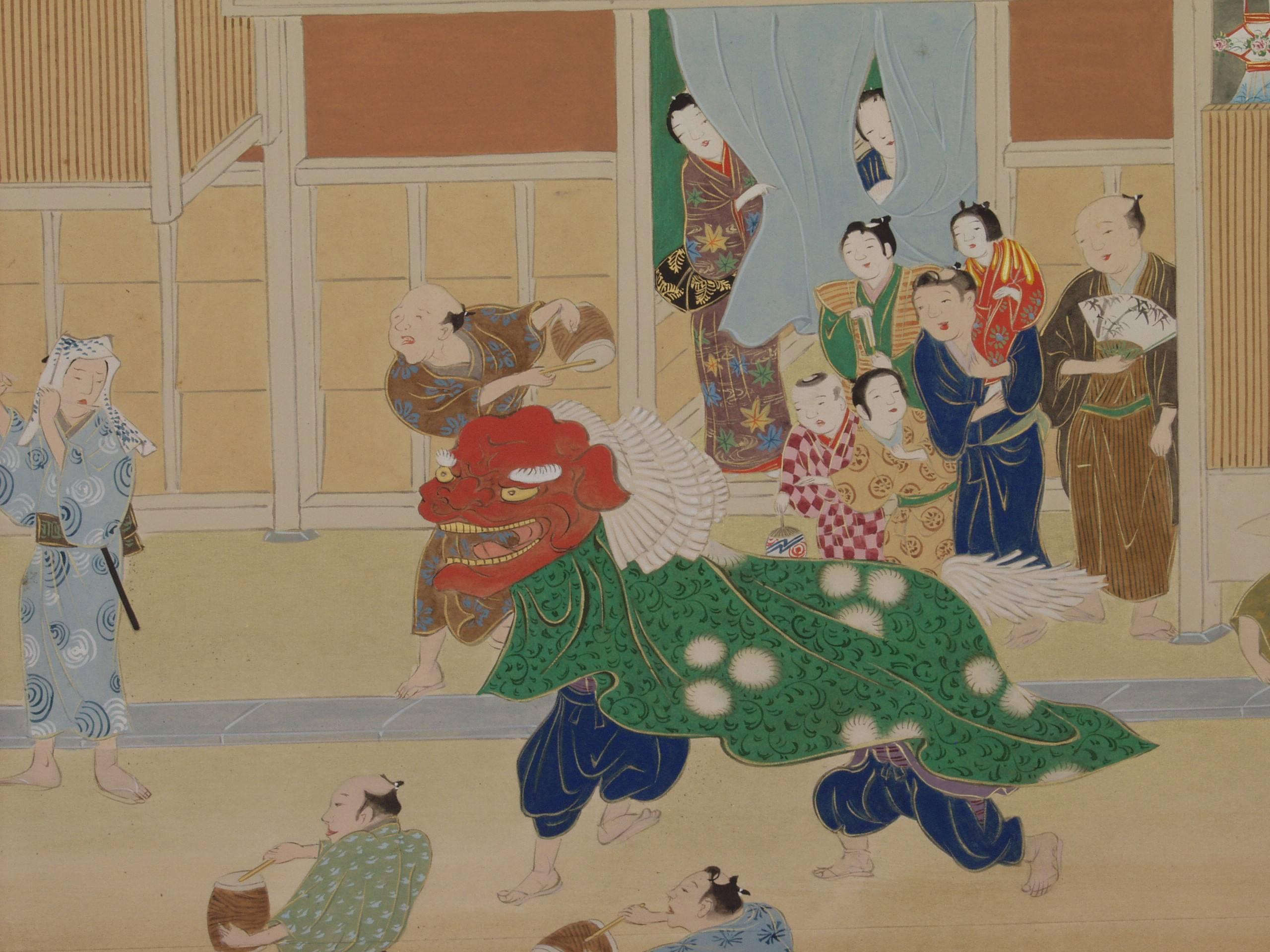 Taisho Seasonal Festivals in Kyoto, Painting For Sale