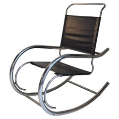 MCM Tubular Chrome Rocking Chair, Made in Canada