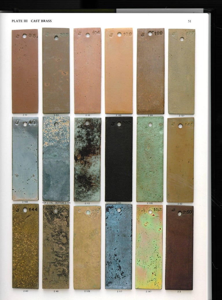 Colouring Bronzing and Patination of Metals (Book) For Sale at 1stDibs ...