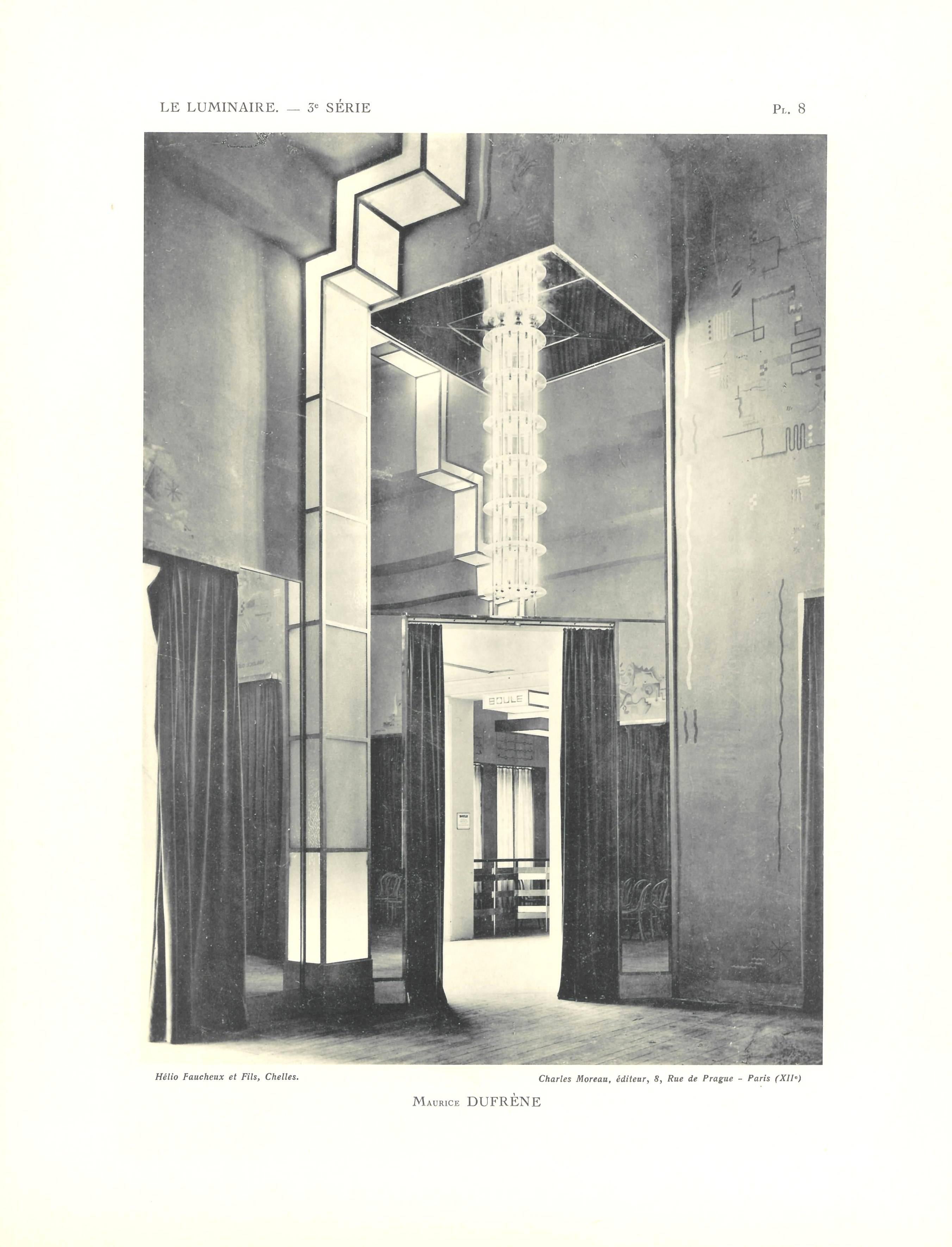 20ième siècle Luminaire Moderne de Guillaume Janneau (livre) en vente