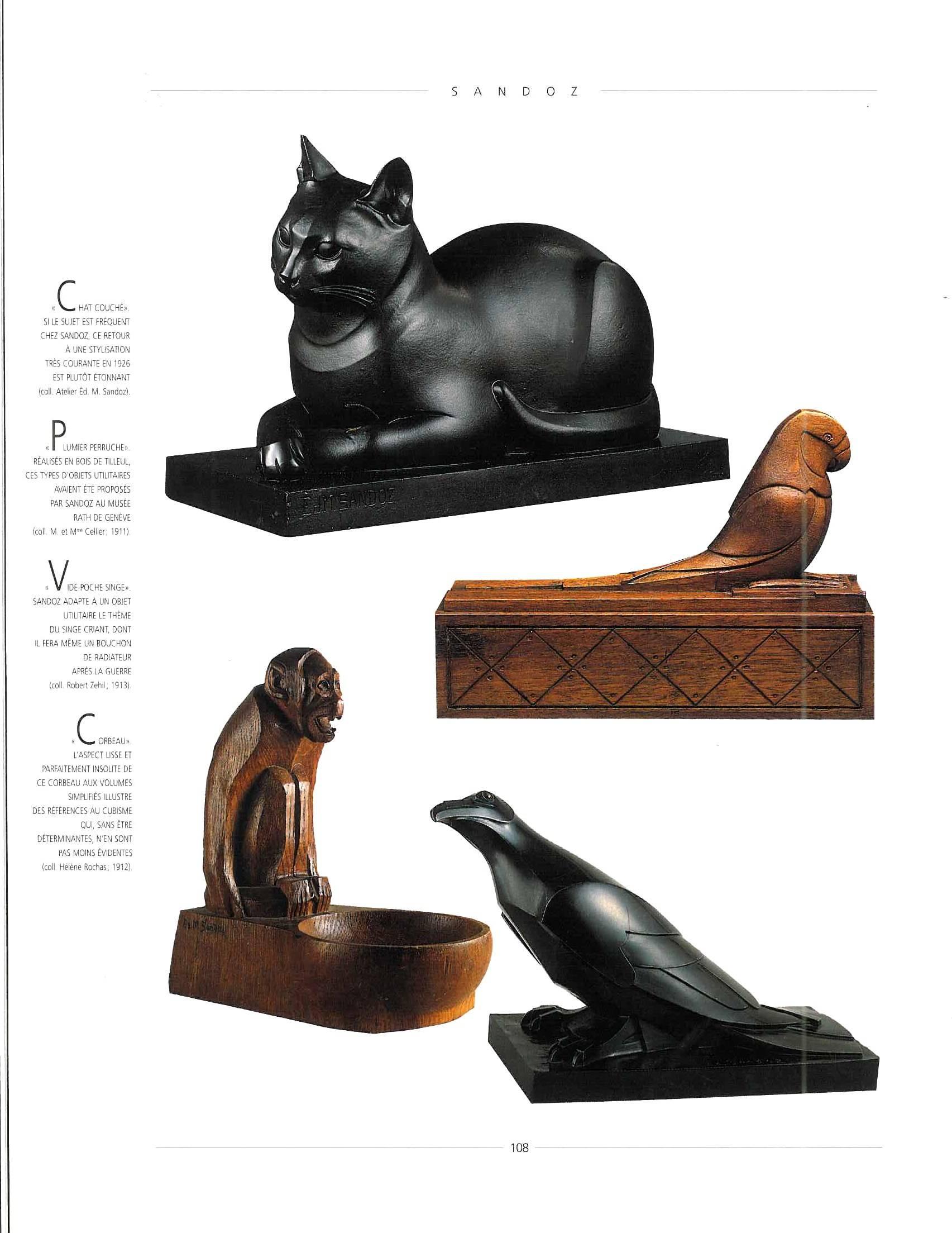 Sandoz: Sculpteur Figuriste et Animalier, 1881-1971 by Felix Marcilhac (Book) In Good Condition For Sale In North Yorkshire, GB