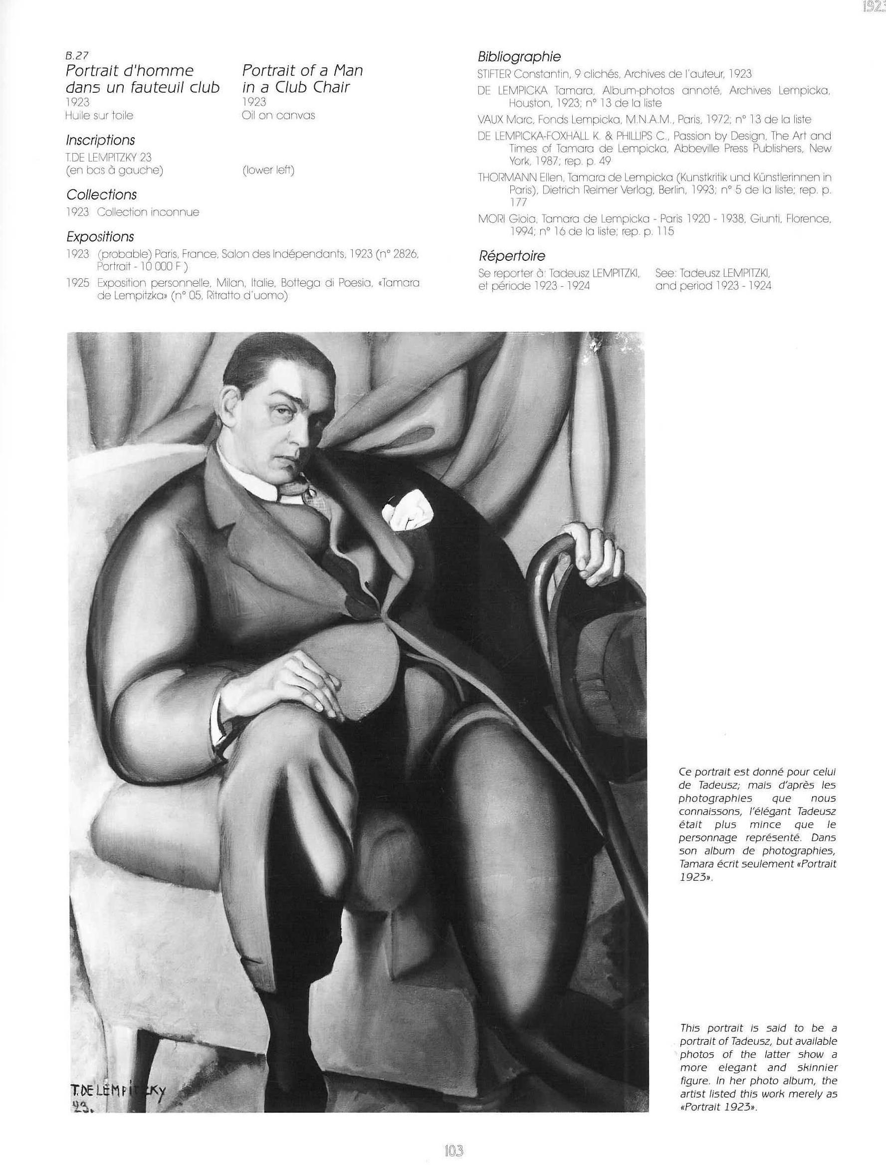 Lempicka: Catalogue Raisonne 1921-1979 by Alain Blondel (Book) In Good Condition For Sale In North Yorkshire, GB