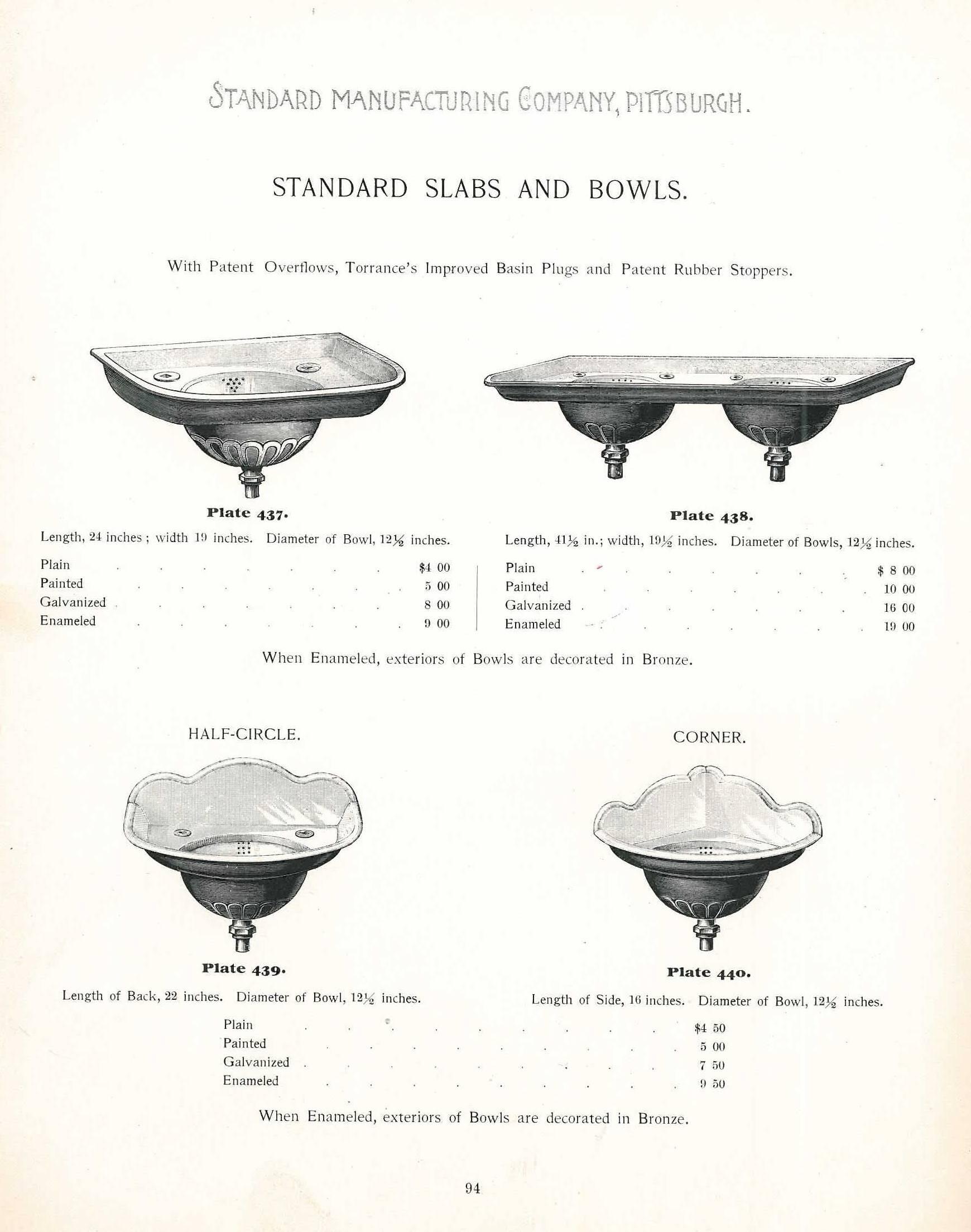 Standard Manufacturing Co. Pittsburgh Catalogue of Sanitary and Plumbing Goods 3