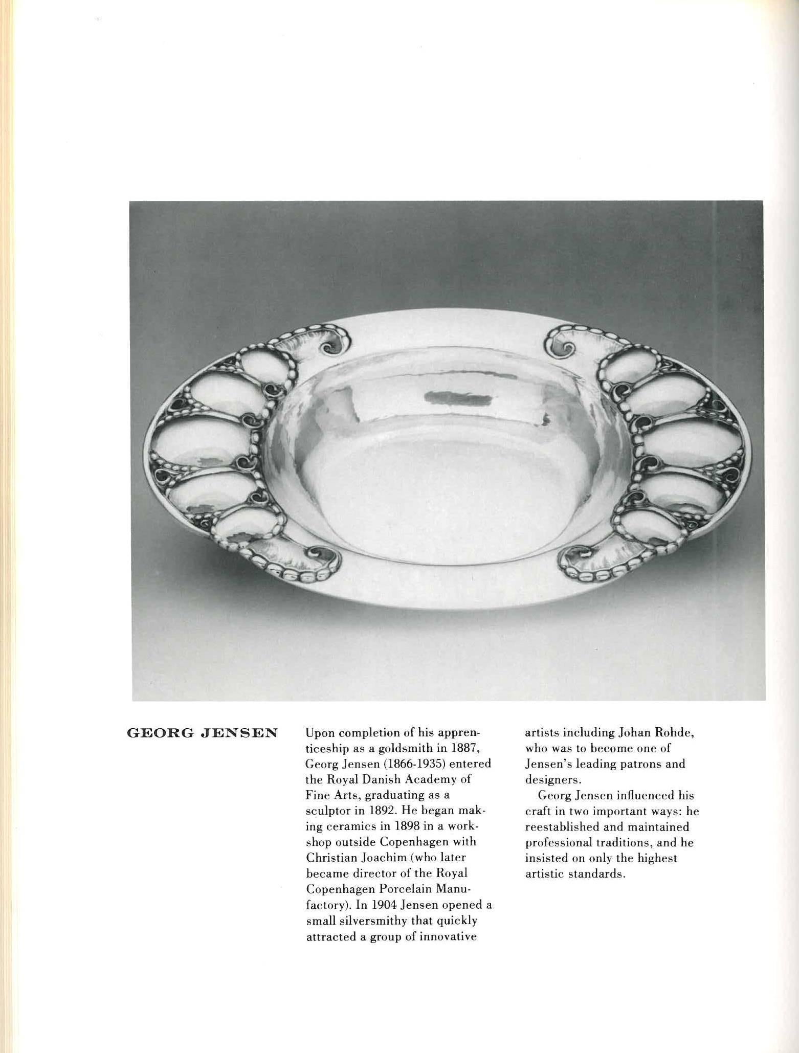 Paper Georg Jensen Silversmithy: 77 Artists, 75 Years (Book) For Sale