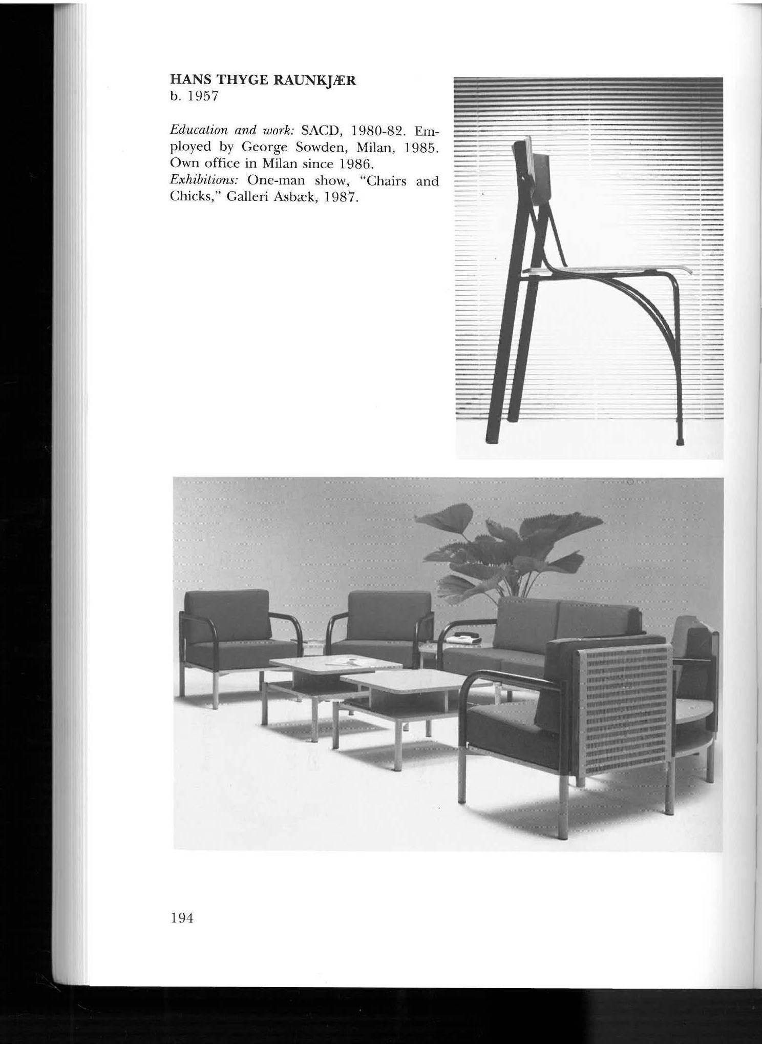 Paper Contemporary Danish Furniture Design (Book) For Sale