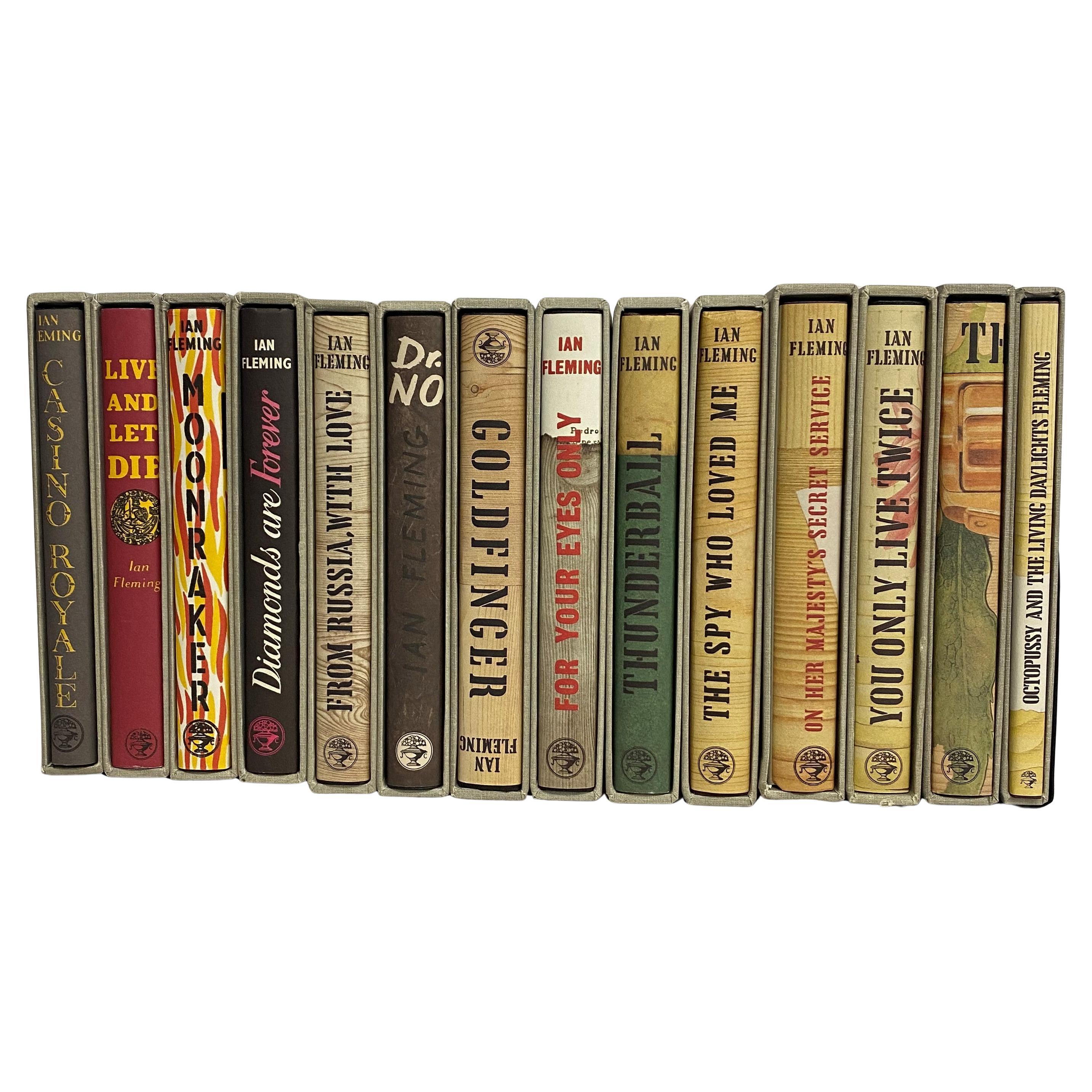 James Bond by Ian Fleming, Complete Set of 14 First Edition Library (Book) For Sale
