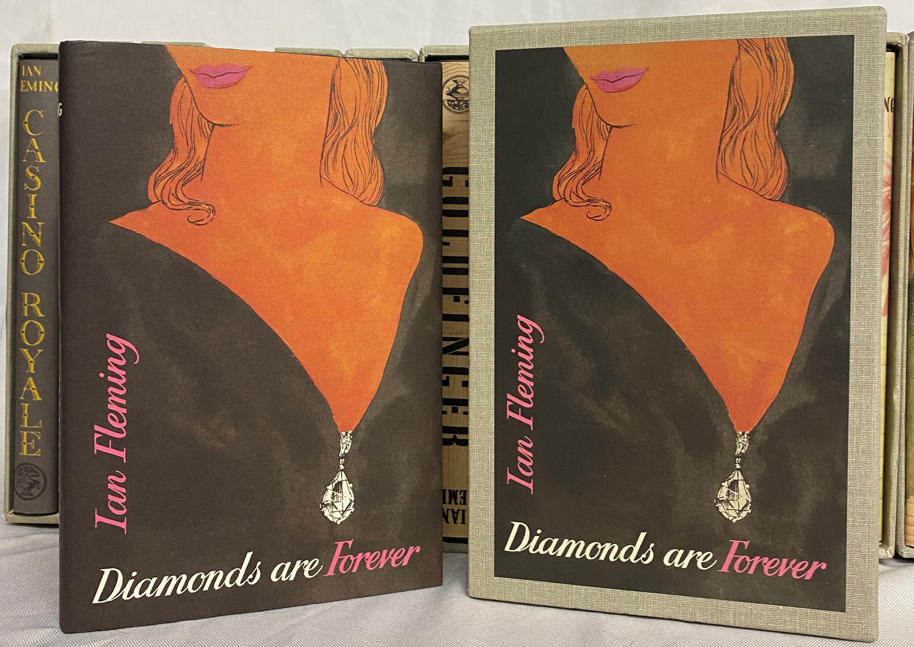 Paper James Bond by Ian Fleming, Complete Set of 14 First Edition Library (Book) For Sale