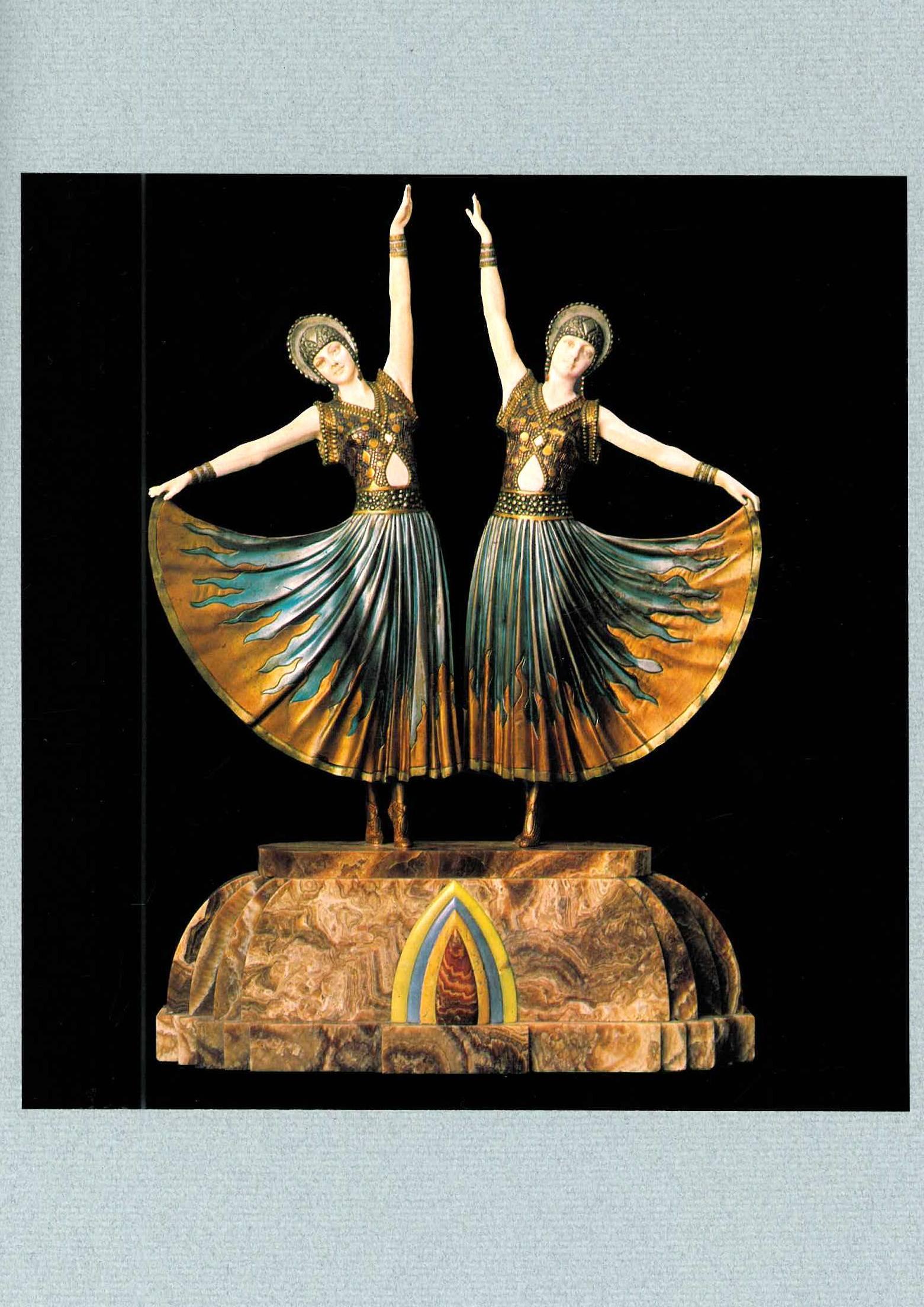 Paper Isadora Duncan with Art Deco Sculptures by Chiparus, Preiss and Others (Book) For Sale