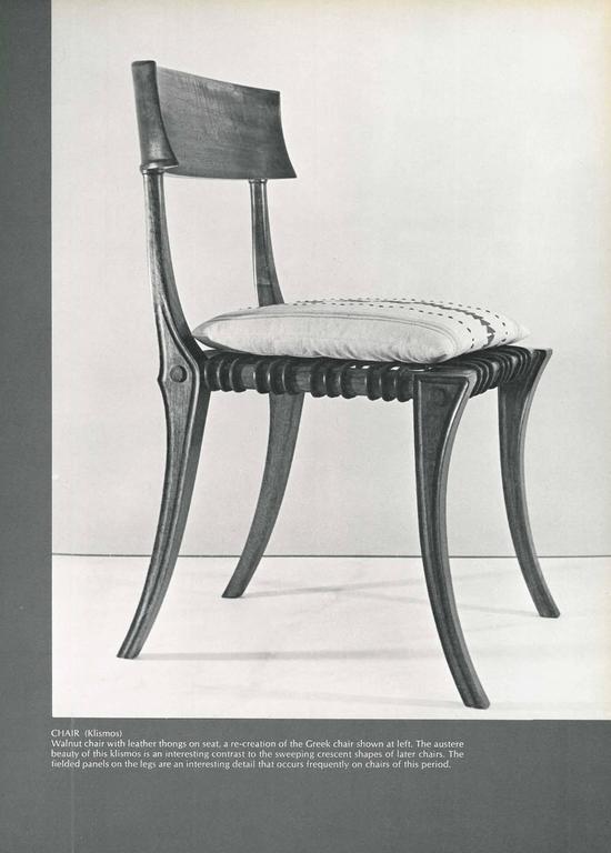 "FURNITURE of CLASSICAL GREECE," Book For Sale at 1stDibs