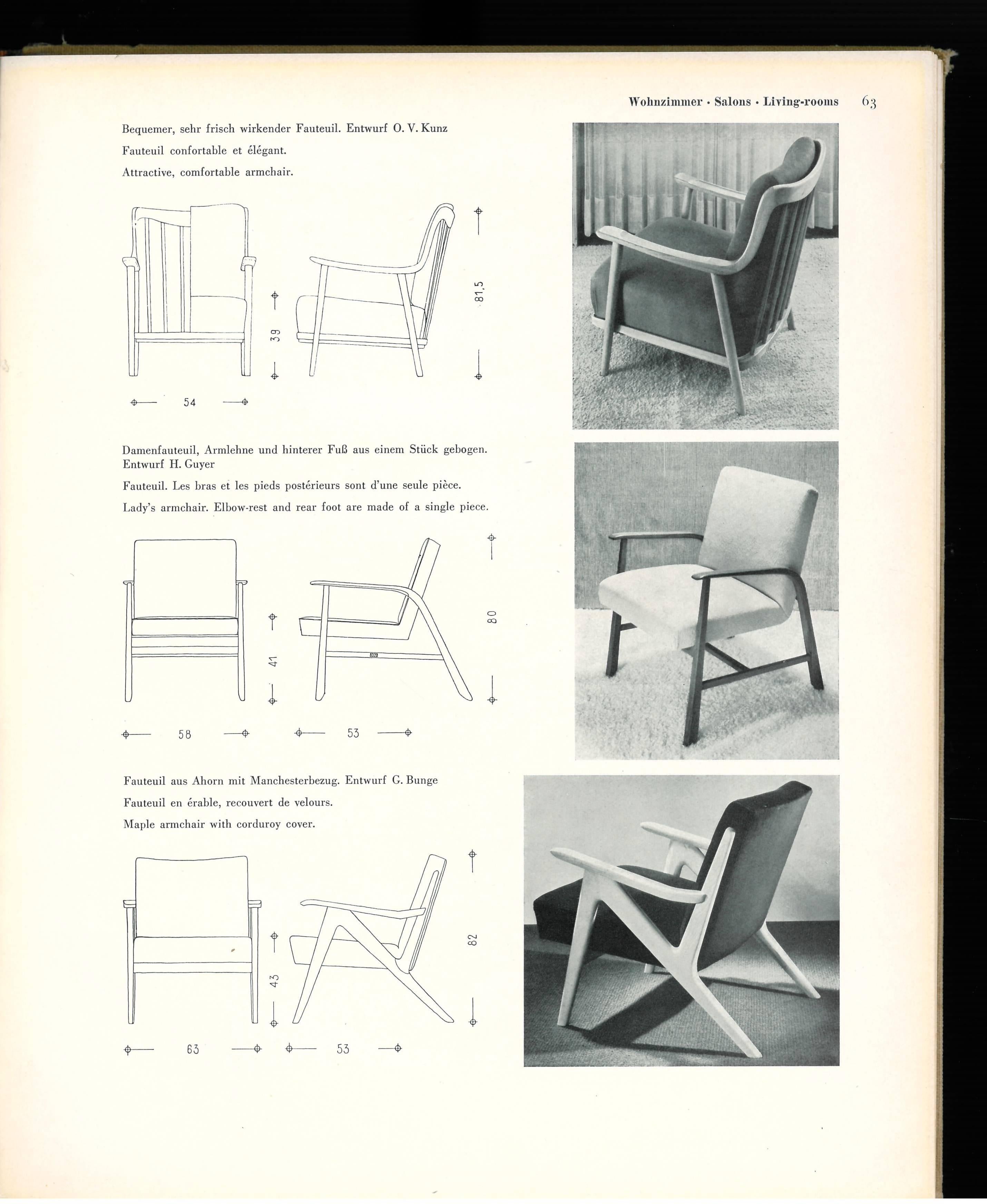 Mobel & Wohnraum: Furniture & Rooms (Book) For Sale 1