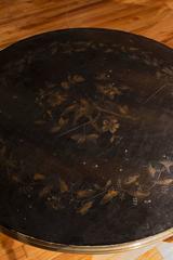 French Brass and Lacquered Cocktail Table