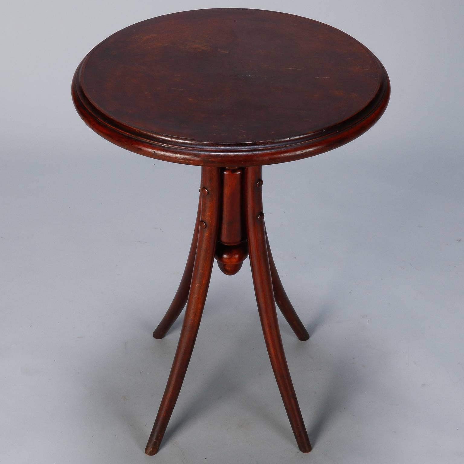 Austrian Early 20th Century Thonet Round Side Table