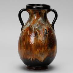 Large Roger Guerin Two Handled Vase