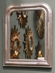 Small Silver Gilt Louis Philippe Mirror
