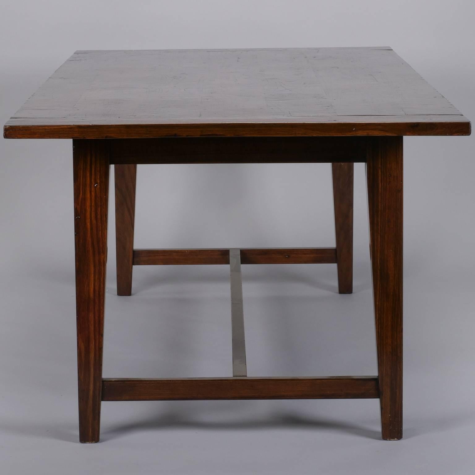 19th Century French Rectangular Chestnut Country Table