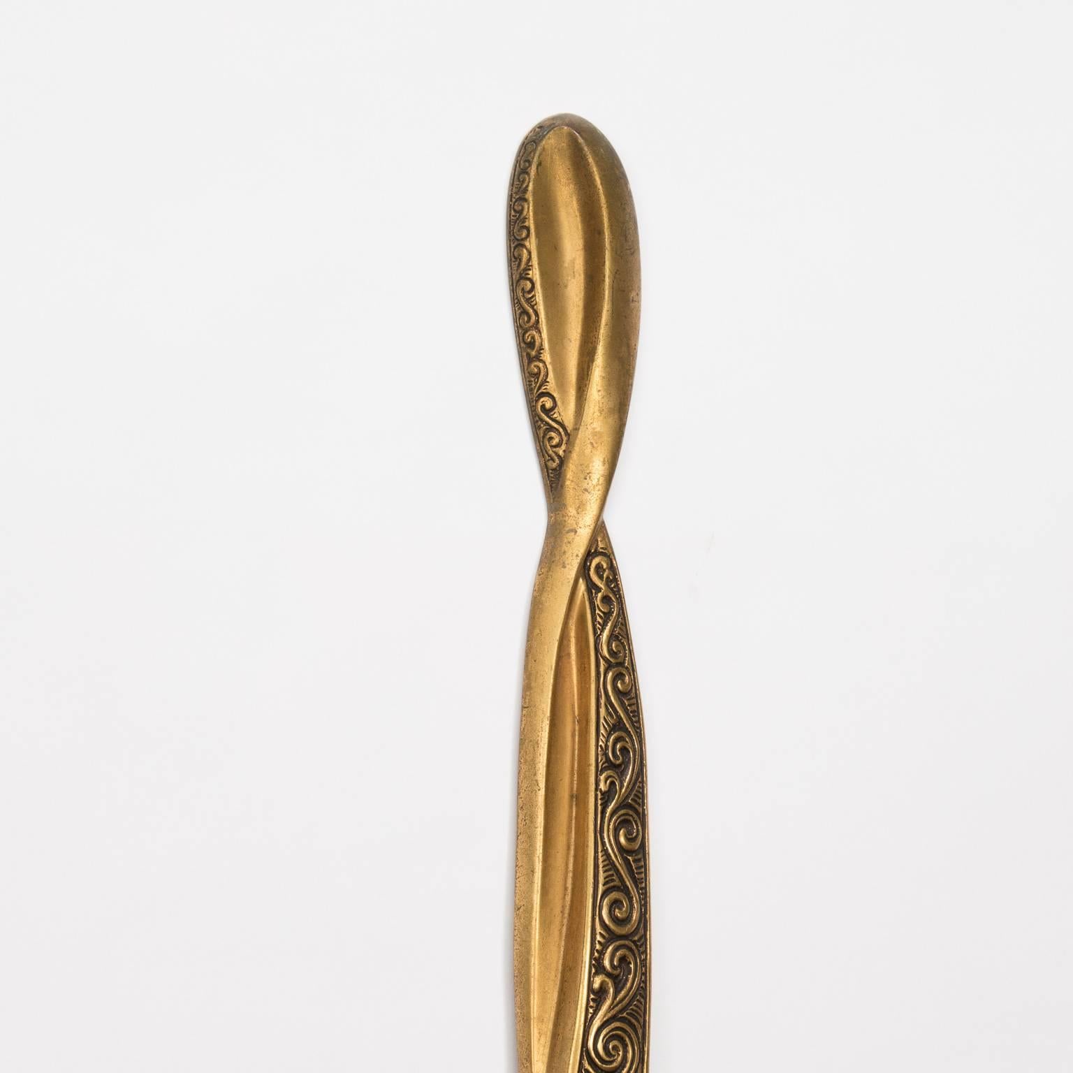 Gilt Tall Lumi Neoclassical Gilded Metal Sconces