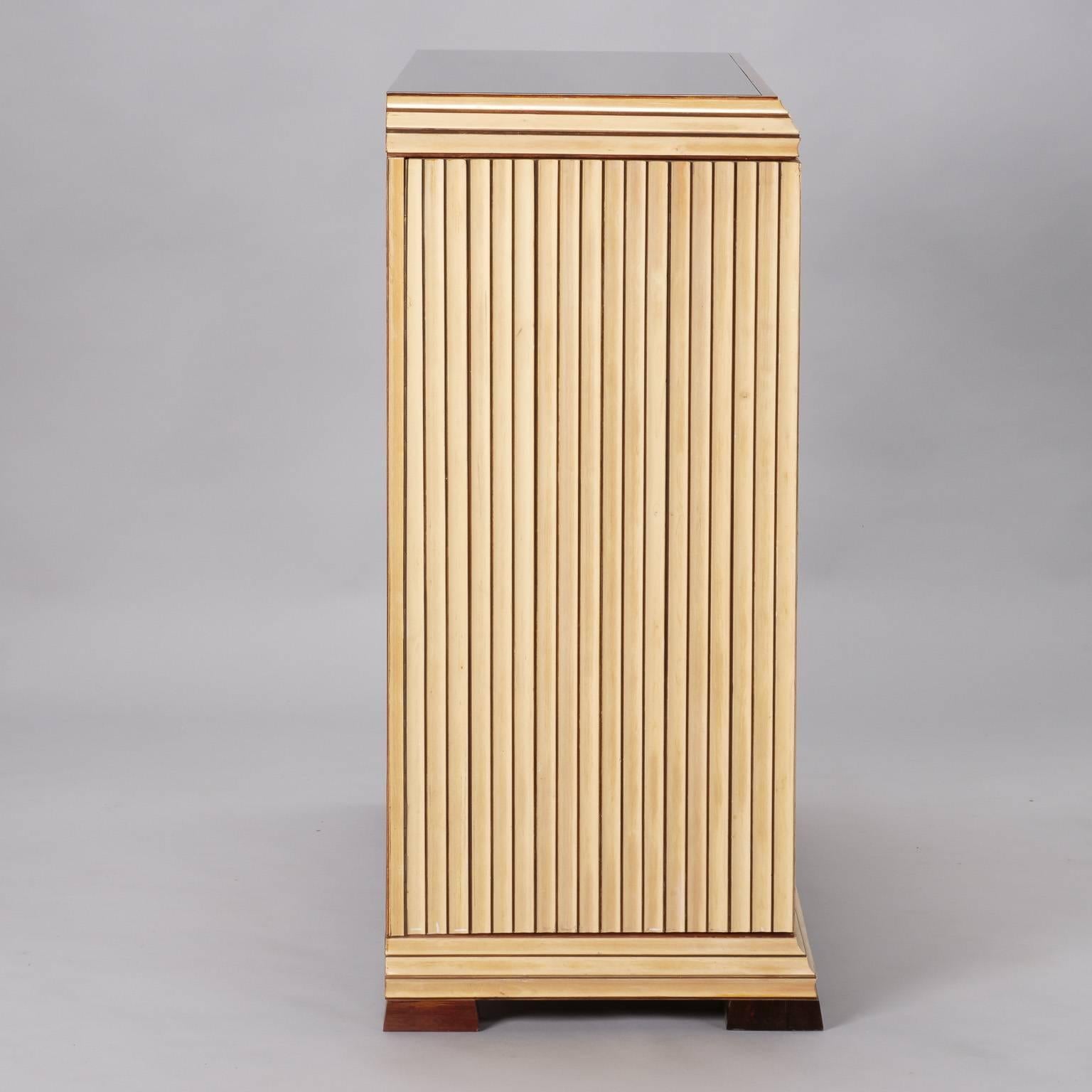 reeded cabinet doors