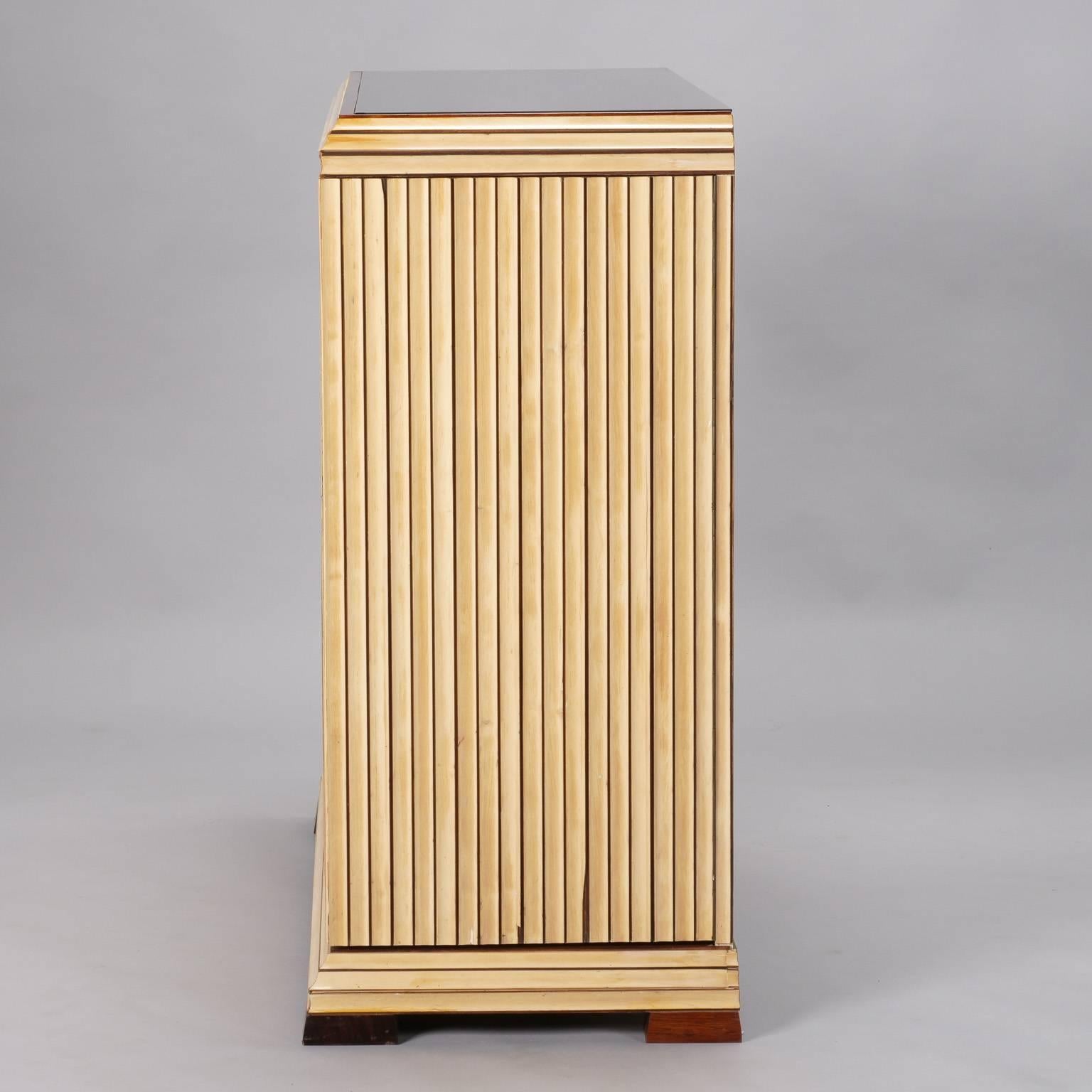 reeded cabinets