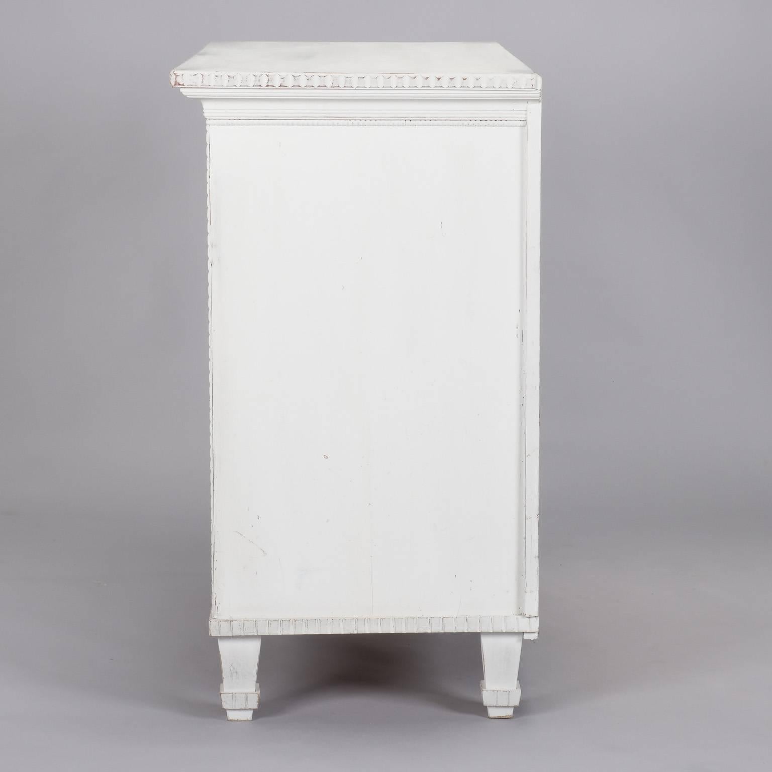 20th Century Swedish Two-Door Cabinet with Fluted Diamond Front