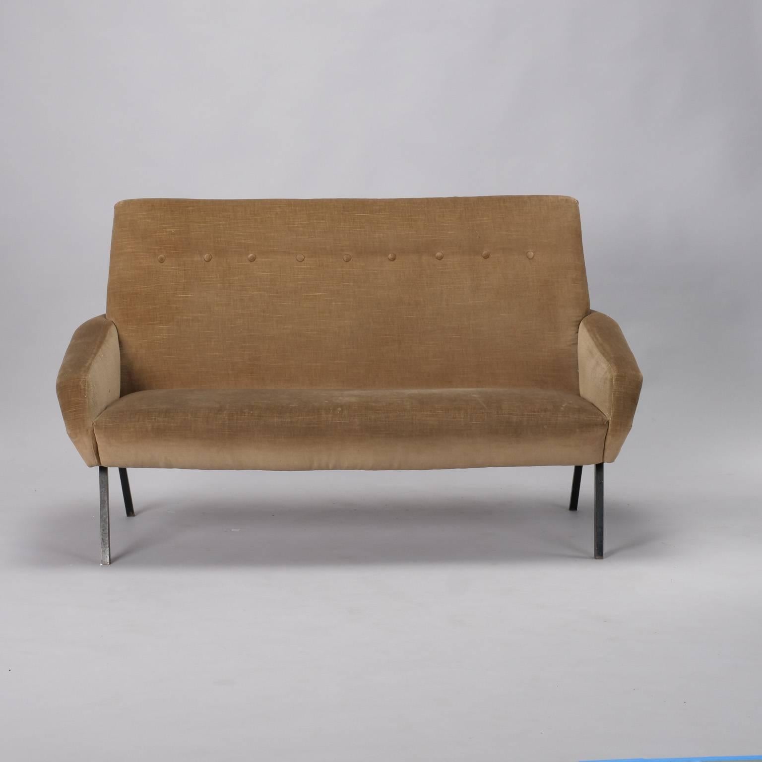 20th Century Midcentury Italian Zanuso Style Settee