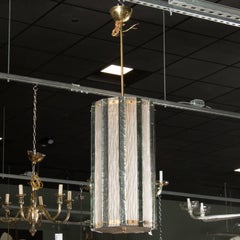 Large Murano Piastra Gass Pendant or Lantern