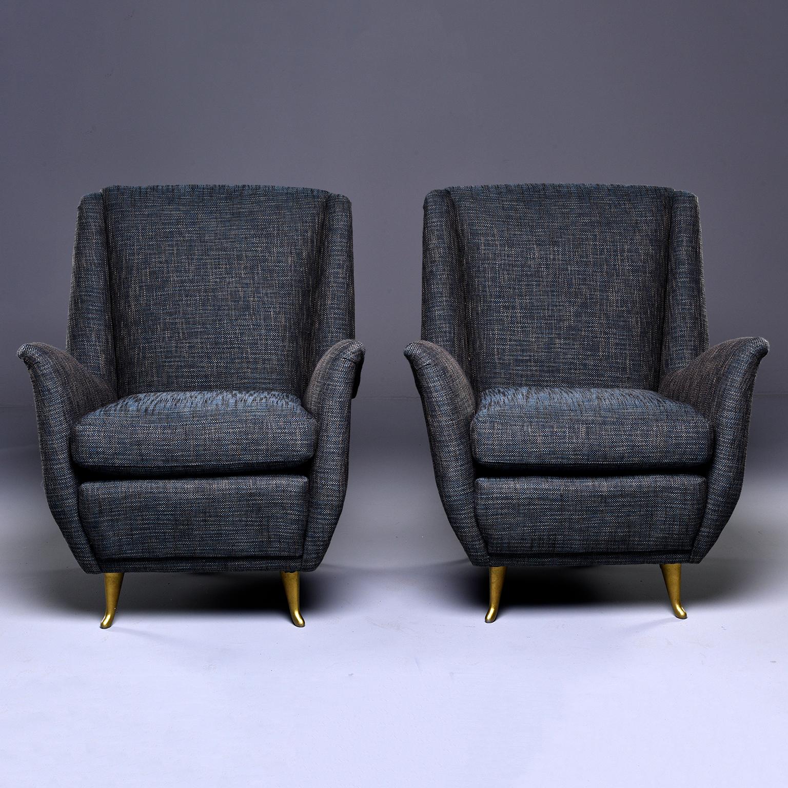 Pair of Midcentury Italian Paolo Buffo Style Armchairs 2