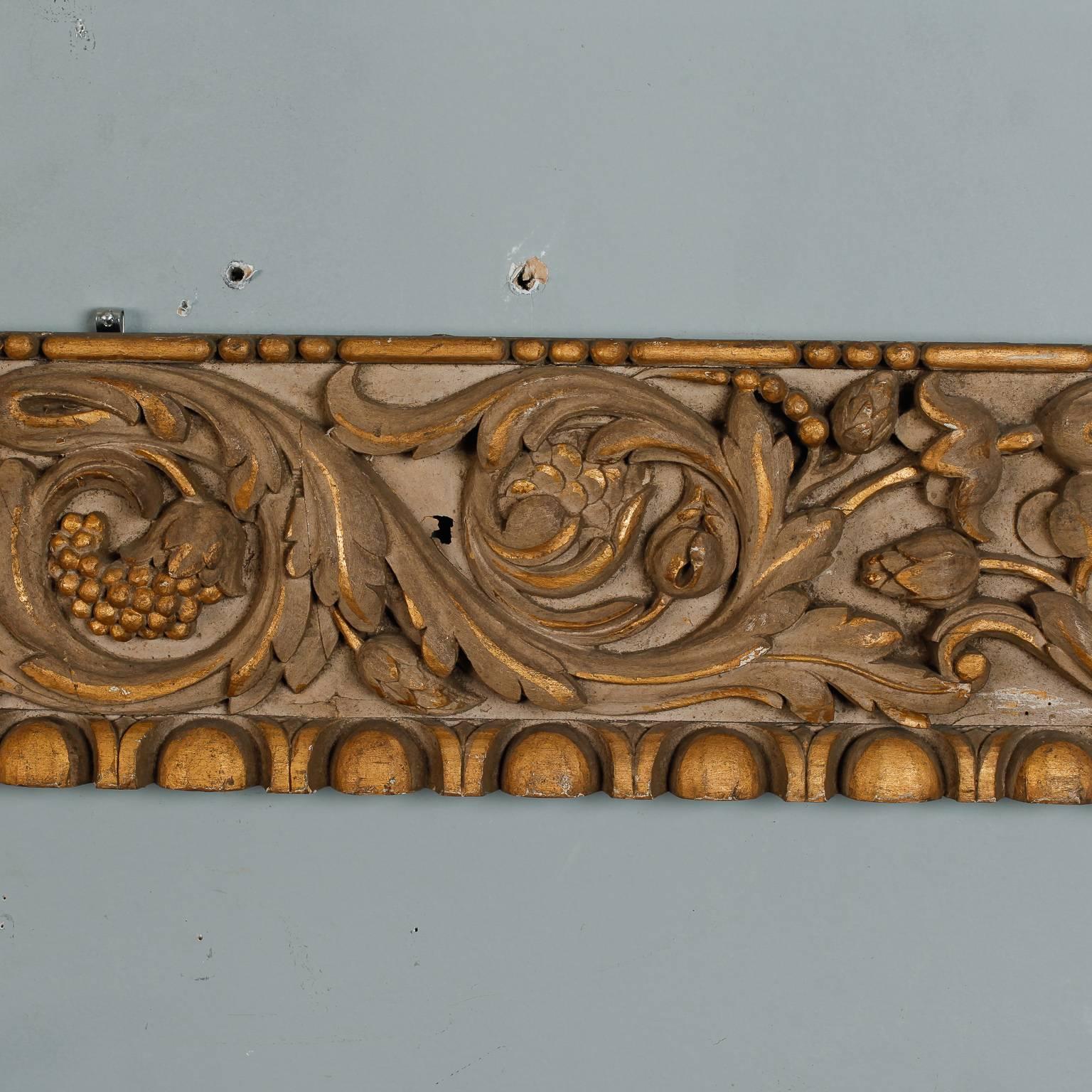 Beautifully Carved Large Wood Architectural Fragment 1
