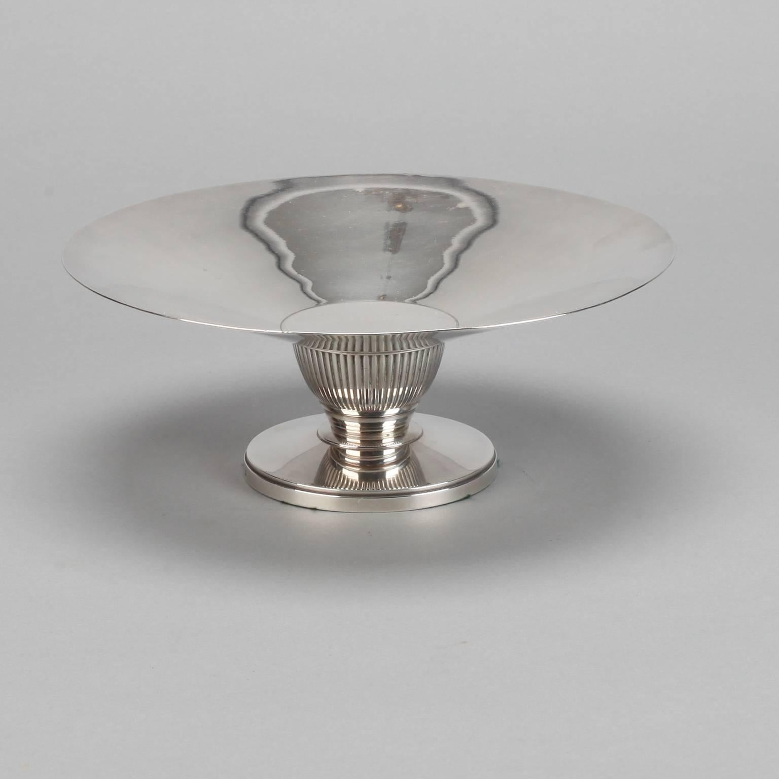Midcentury Silver Plated Tazza 1