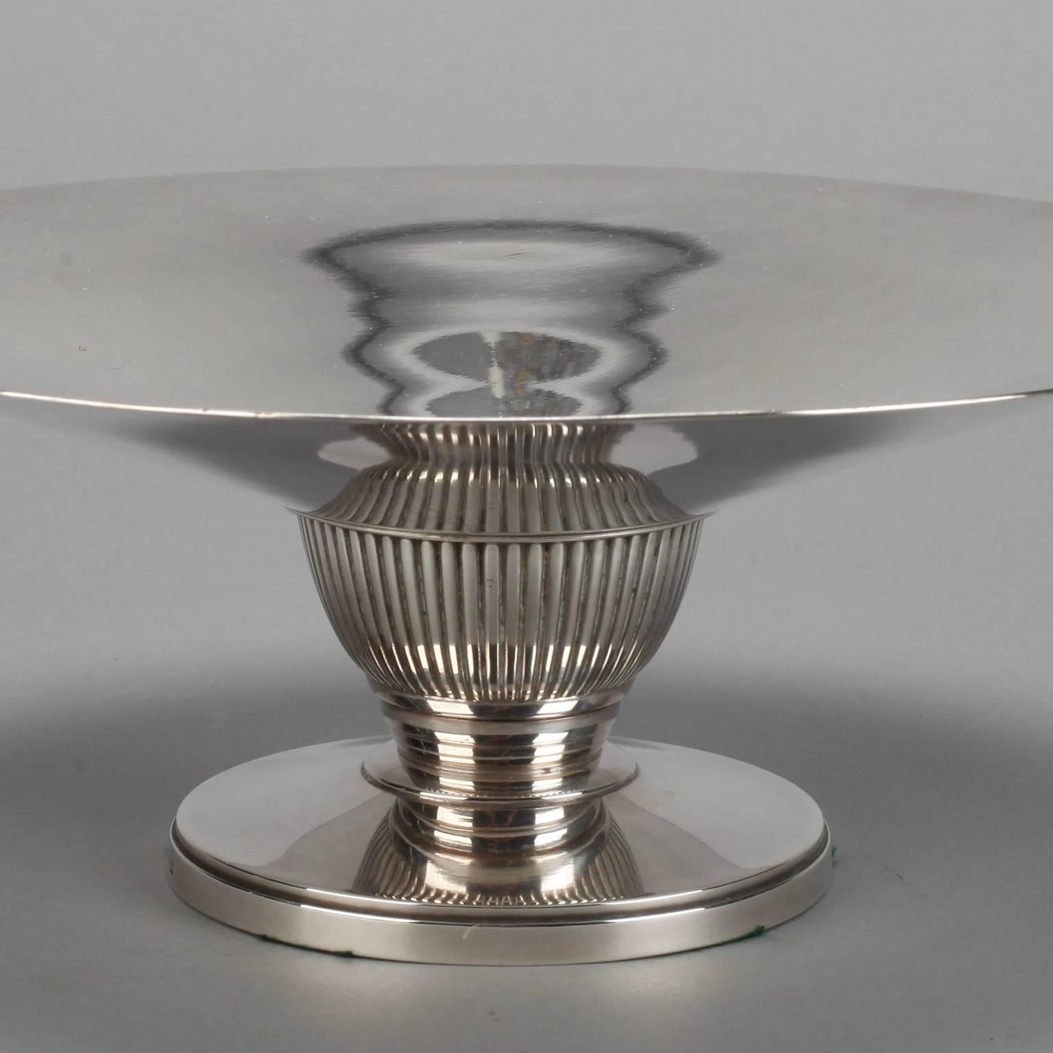 Midcentury Silver Plated Tazza 2