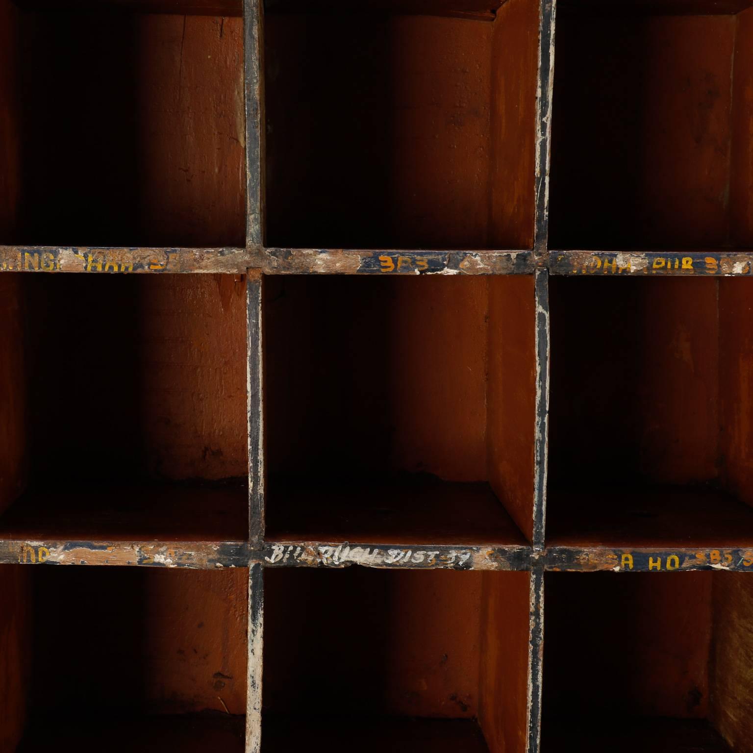 vintage post office desk