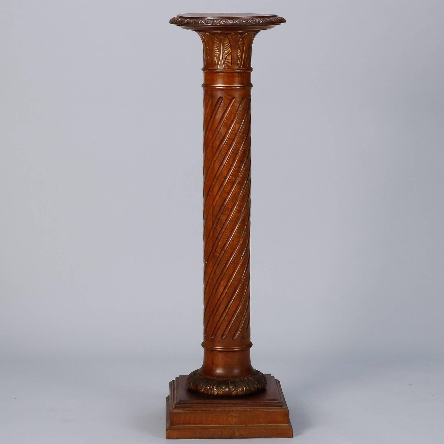 wooden stand for statue