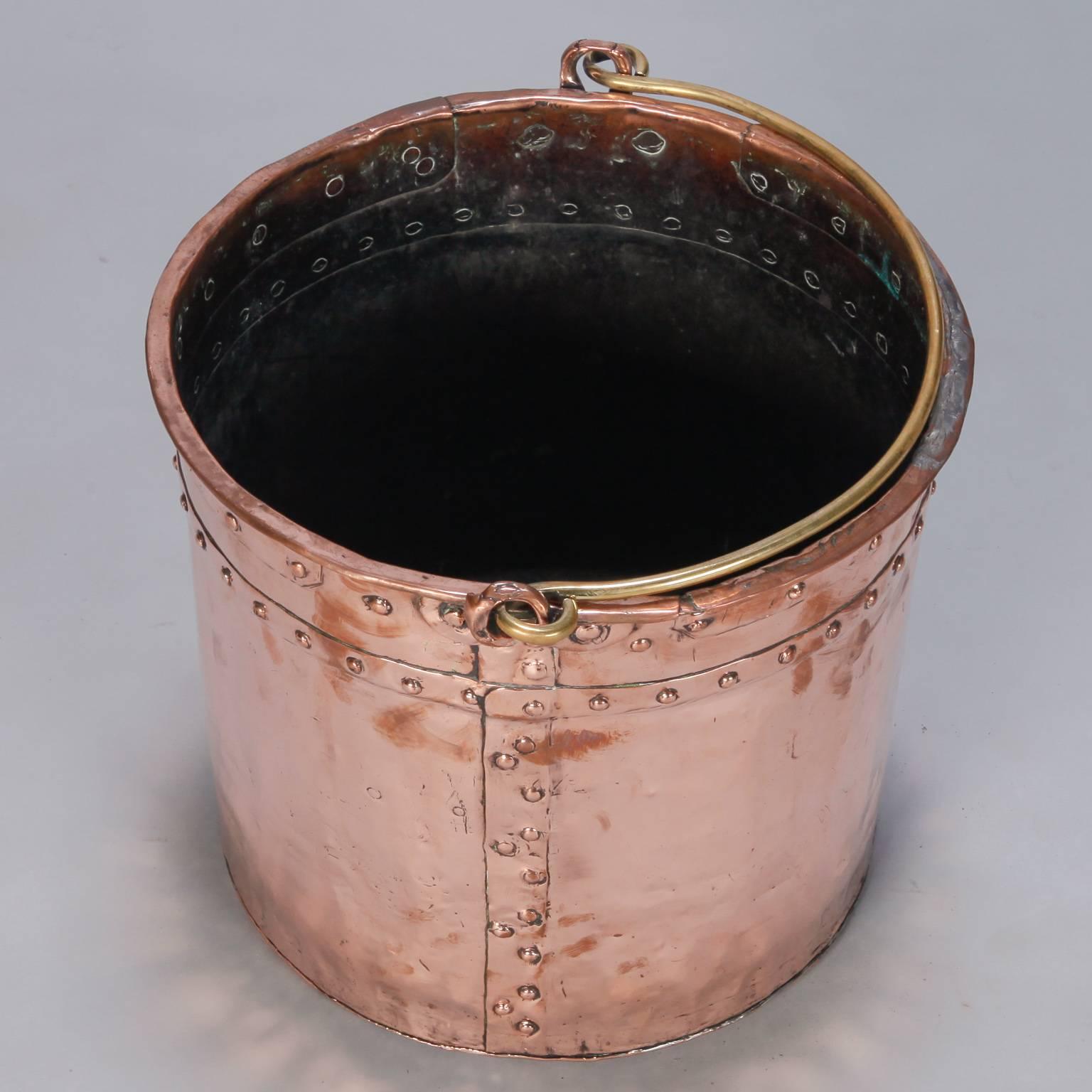 British Large 19th Century Copper Pot