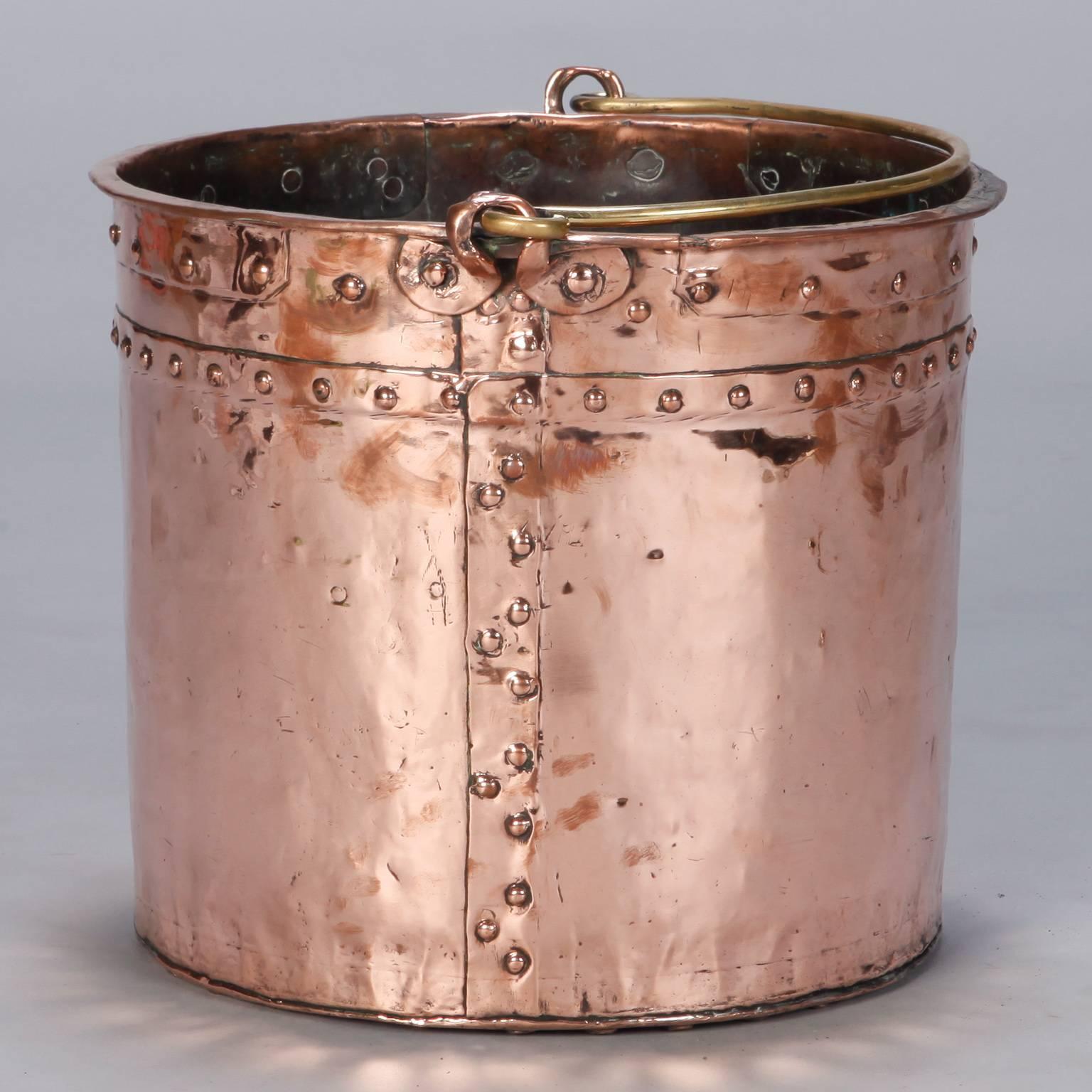 Large 19th Century Copper Pot In Good Condition In Troy, MI