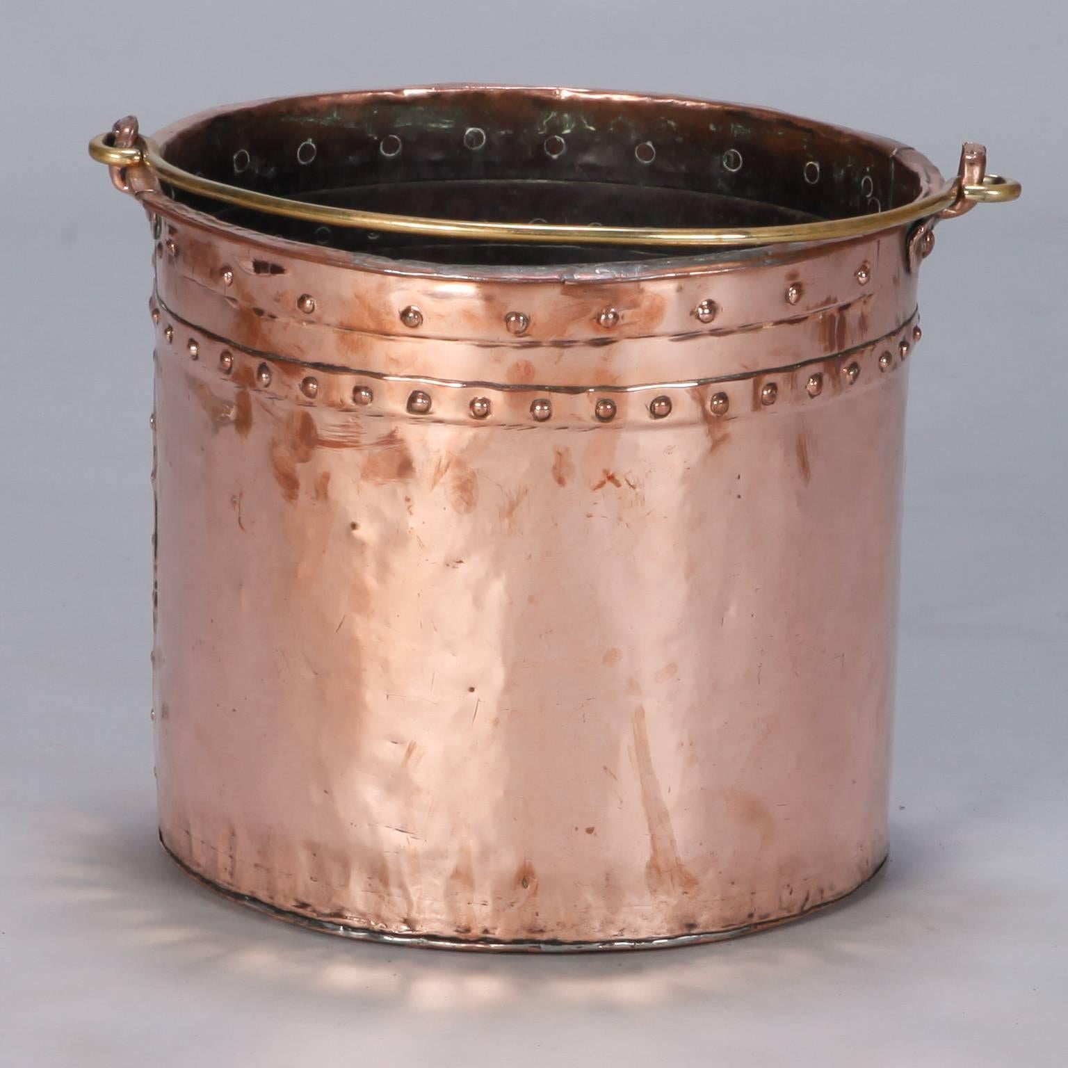 Brass Large 19th Century Copper Pot