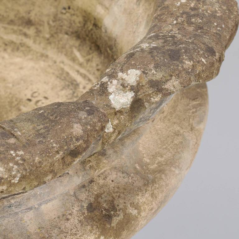 Art Nouveau Era Cement Bird Bath or Planter at 1stDibs