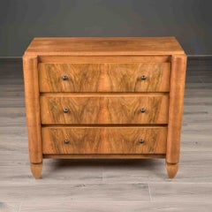 French Mid-Century Walnut Chest of Drawers